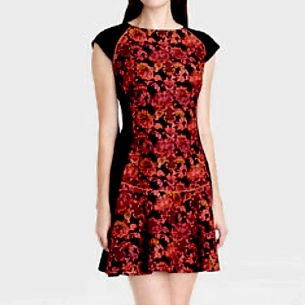 NWT TED BAKER BONNY JACQUARD FLORAL DRESS